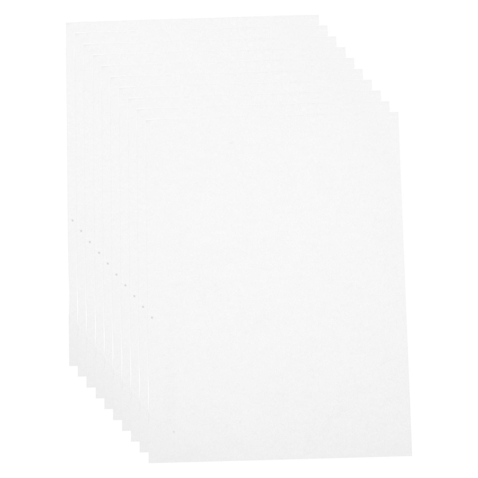 Replacement Blotter Paper For Flower Press White Rectangular For 20X15X0.01CM Drying 30Pcs