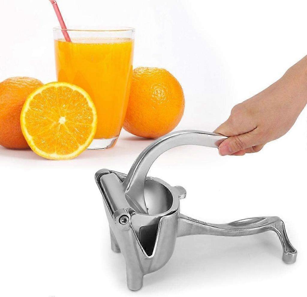 Stainless Steel Manual Lemon Citrus Juicer: Hand Press, Portable Lime Squeezer – Fast Juicing, Easy to Clean