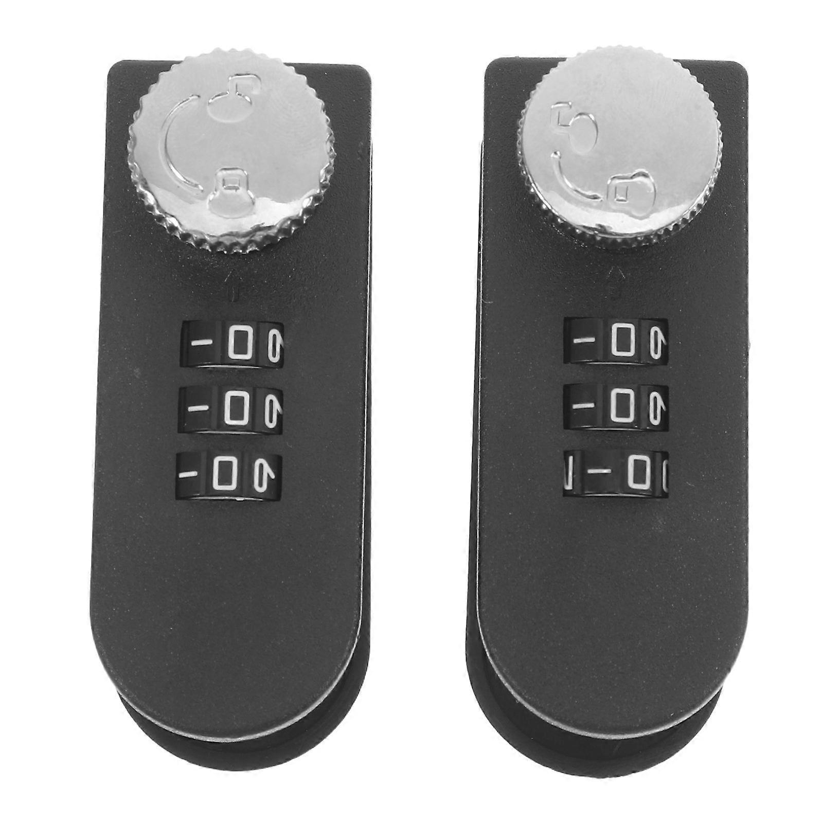 2pcs Keyless Security Drawer Lock, Password Cabinet Lock for Office Files and Cupboards, Enhanced Protection Code Lock