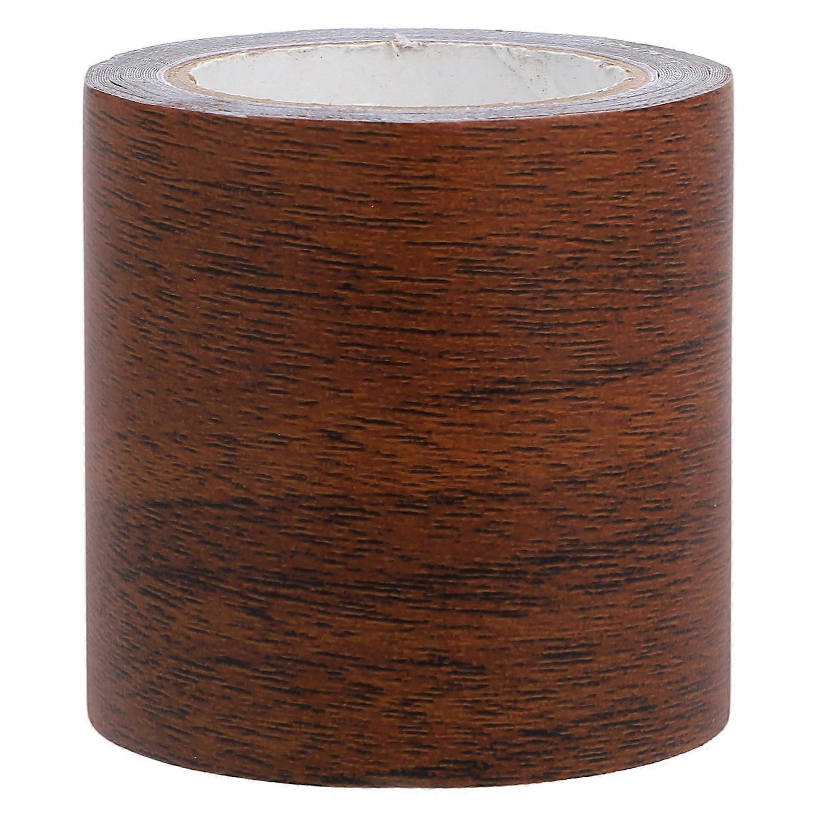 Wood Floor Tape Cabinet Repair Tape Brown Color Durable 1 Roll