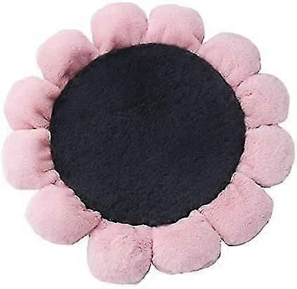 2025 Pet Bed Flower Shaped Plush Cat Bed Warm Cat Nest Soft Puppy Cushion Cat Basket Round Bed