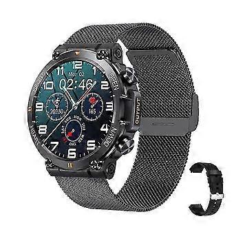 Military Smart Watch for Men(Answer /Make Call)Rugged Heart Rate Fitness Tracker