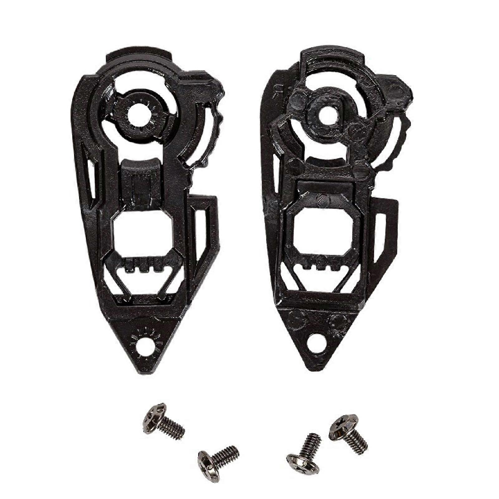 1 Pair Helmets Visors Base Plate Motorcycle Helmets Face Windshield Visors Base for JK 316 AIS 607 Easy Installation Multicolor