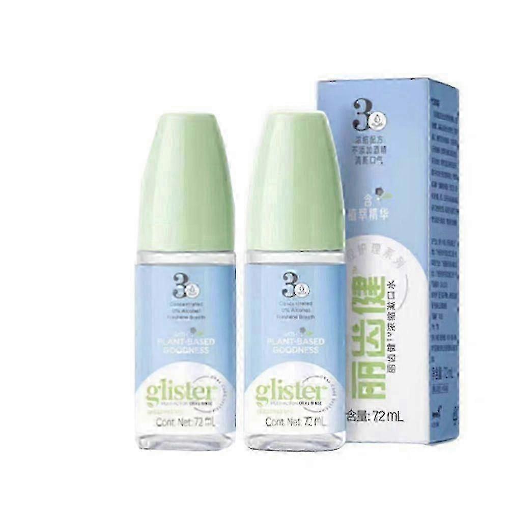 Amway Glister Concentrated Oral Rinse Munskölj - 72 ML mintsmak för fräsch andedräkt och munhygien i ny förpackning