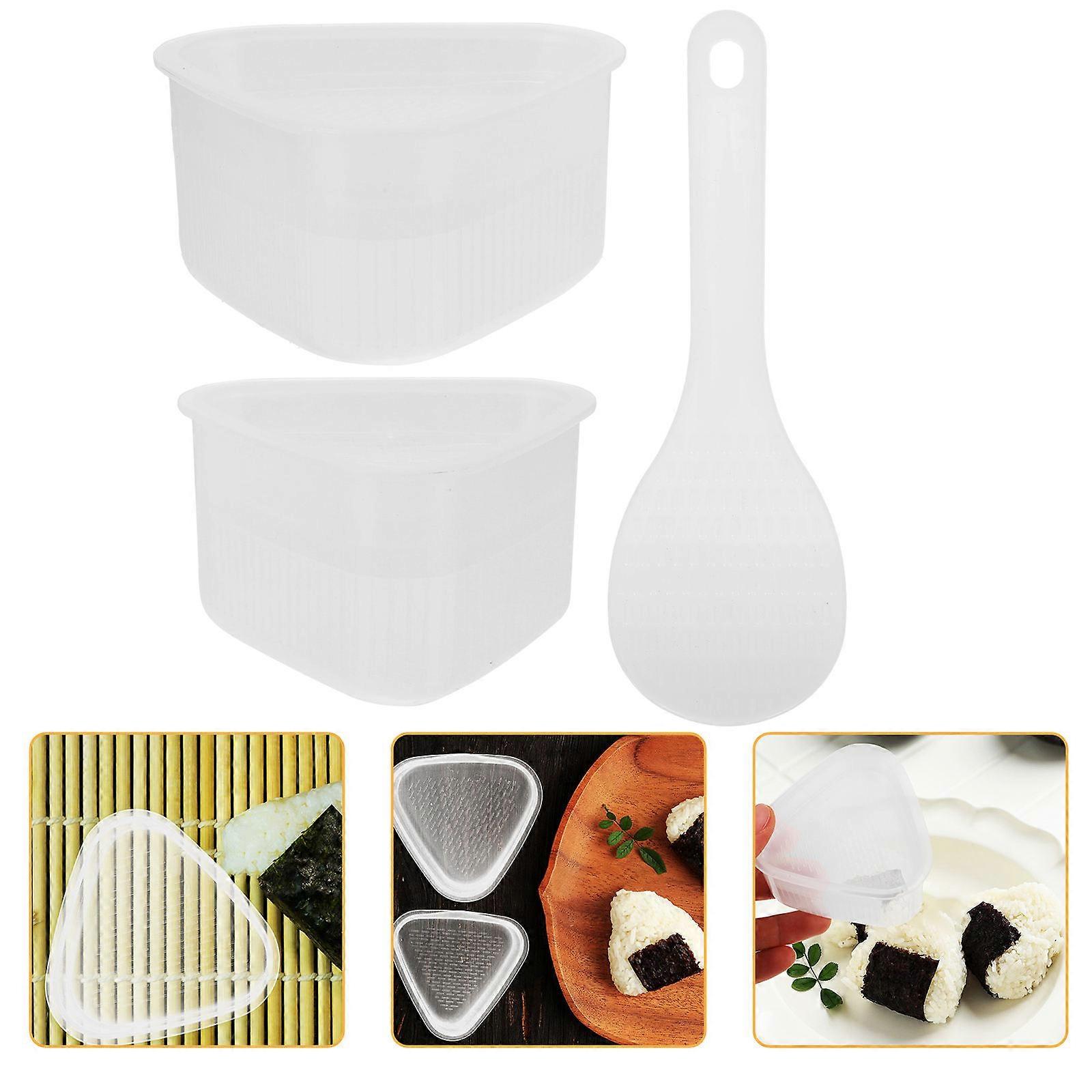 Sushi Press Mold Sushi Tool Safe To Use 21.00x7.50x3.00cm Assorted Color Diy Sushi 3Pcs
