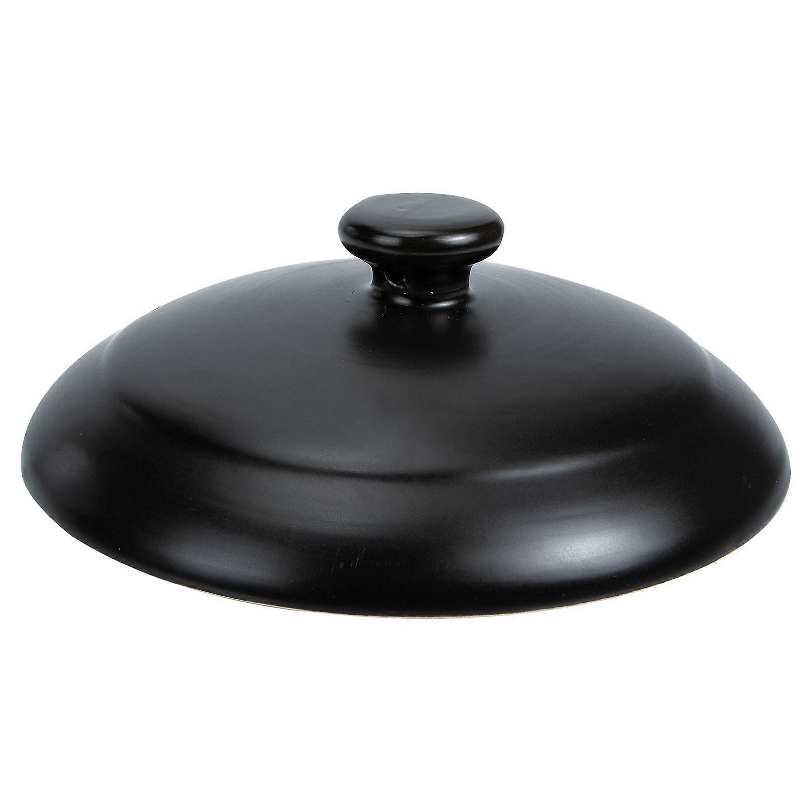 Ceramic Stew Pot Lid for Food CookingSoup Stewing 1 Set