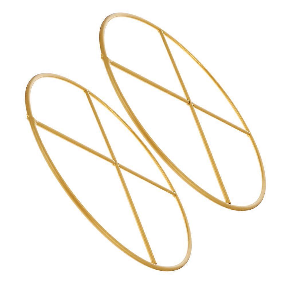 Gold Iron Rings Set for DIY Dreamcatcher & Wreath Crafting – Sturdy Smooth Hoops for Home Decor and Art Projects