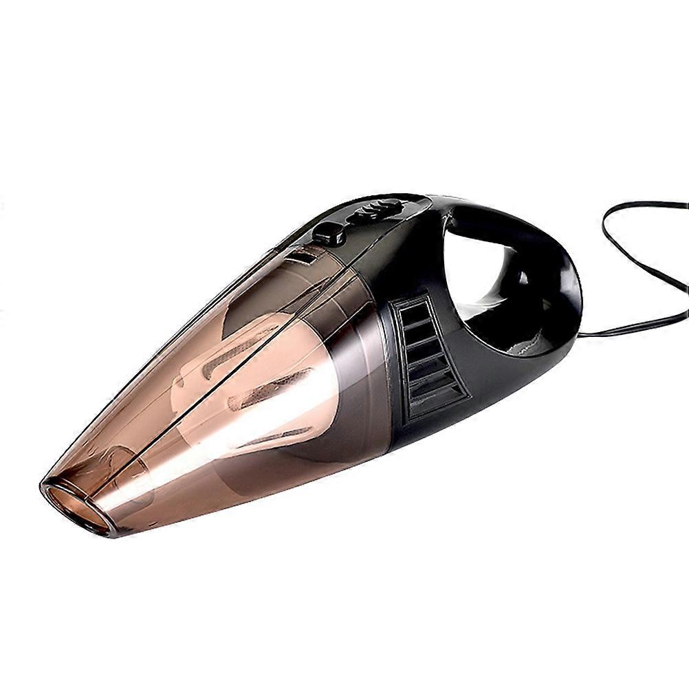 Powerful 12V Wired Vacuum Cleaner for Car Built with ABS PP Material Black Handheld