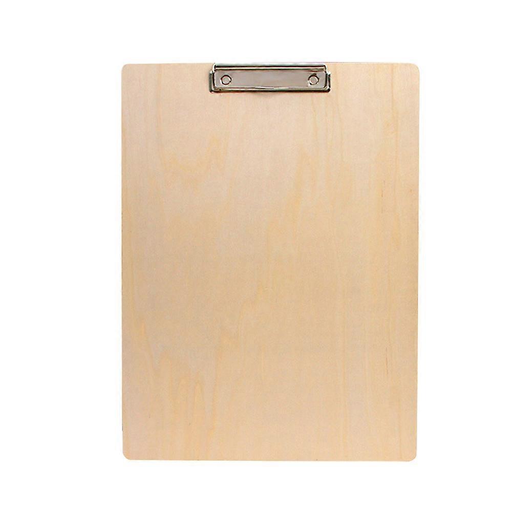 Wooden Sketchboard Perfect for Painting with Clip to Hold Paper Portable Size Great for Indoor Outdoor Use Light Brown