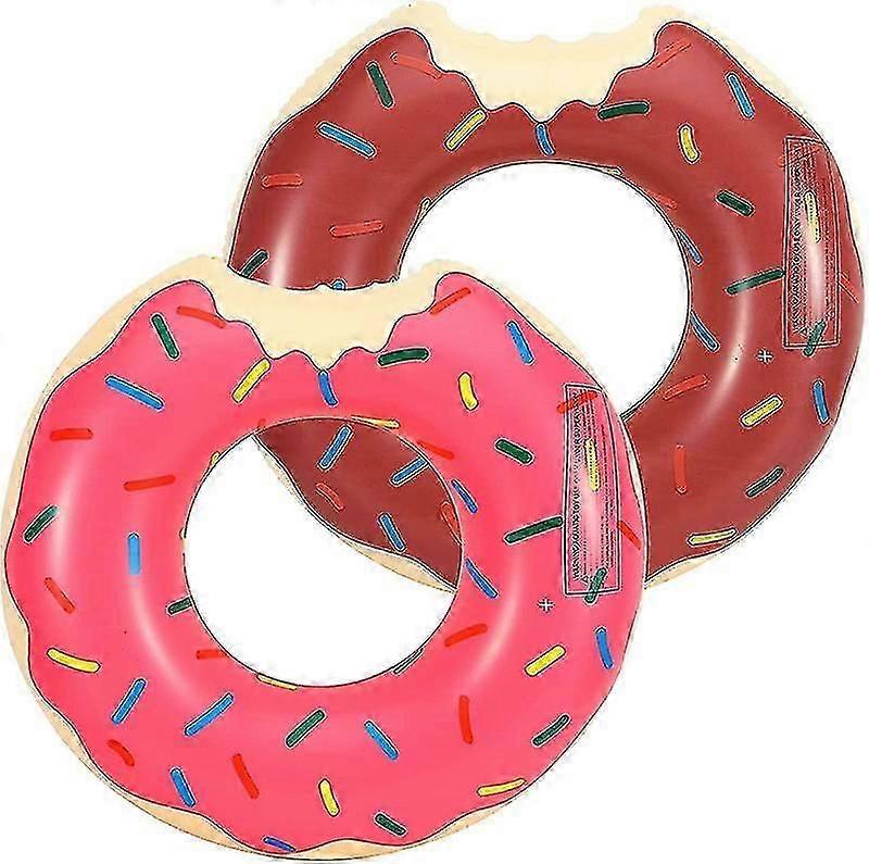 Traditional Donut Swim Ring - Reliable PVC Float for Poolside Leisure