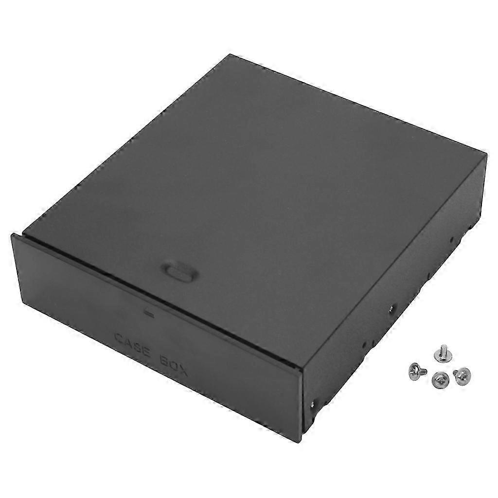 External Enclosure 5.25" HDD Hard Drive Mobile Blank Drawer Rack Fit for Desktop PC Computer Cable Adapters  BlackBlack SZRH A-S