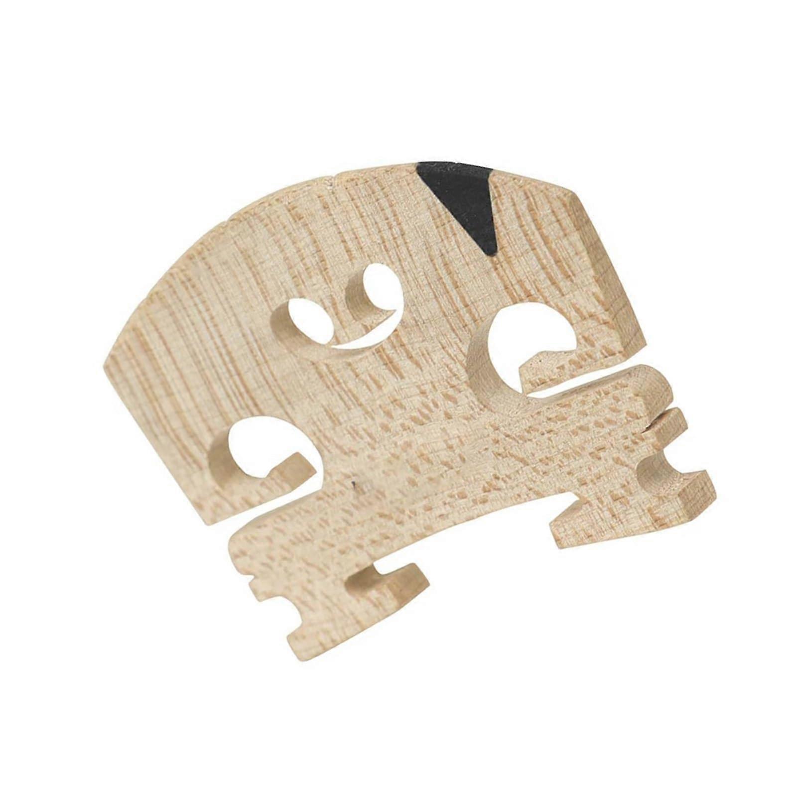 Violin Bridge - Maple Wood, 1 Piece - Replacement Part - Fits 4/4 Size Violins - Instrument Accessory