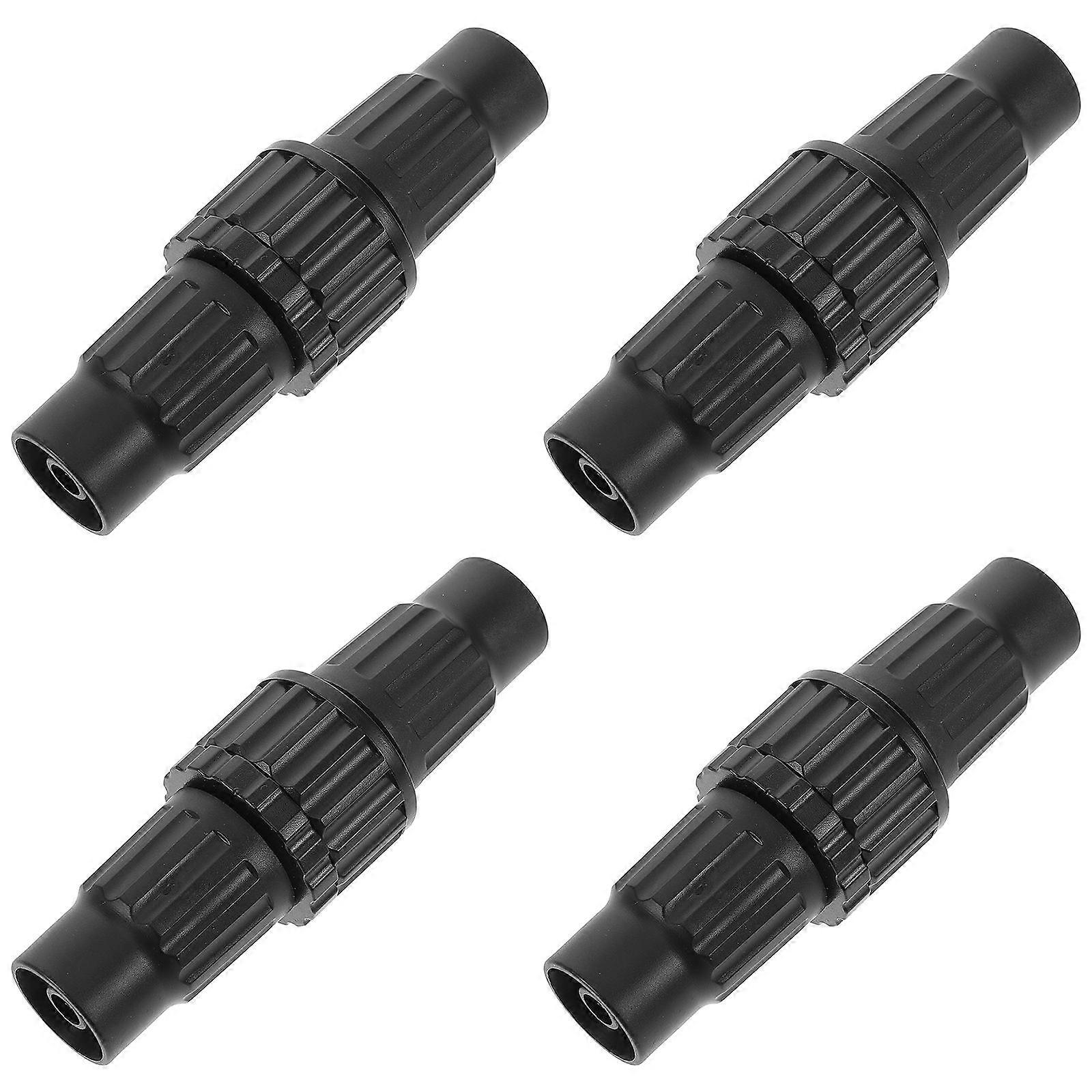 Garden Hose Quick Disconnect Fittings for Agriculture Use Sturdy Plastic Black Easy to Connect and Disconnect 1 Set