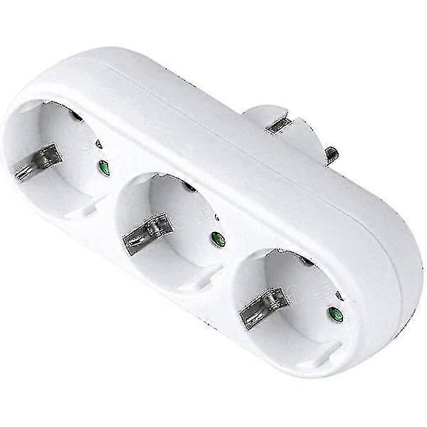 3-Way Socket Adapter, 3-Way Multiple Socket Wall or Table Socket 16a/250v, Power Adapter