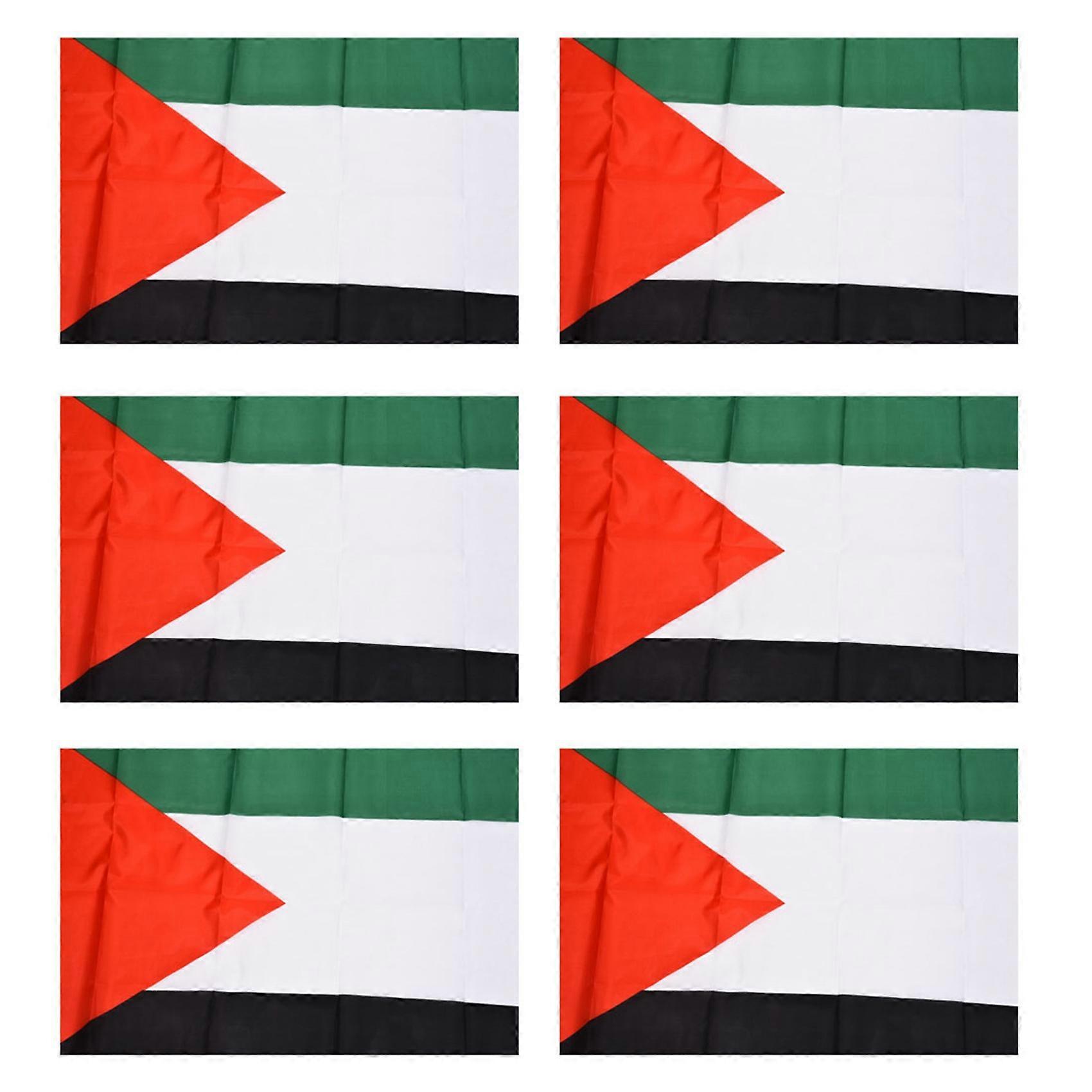 6X Palestine National Flag 5ft x 3ft