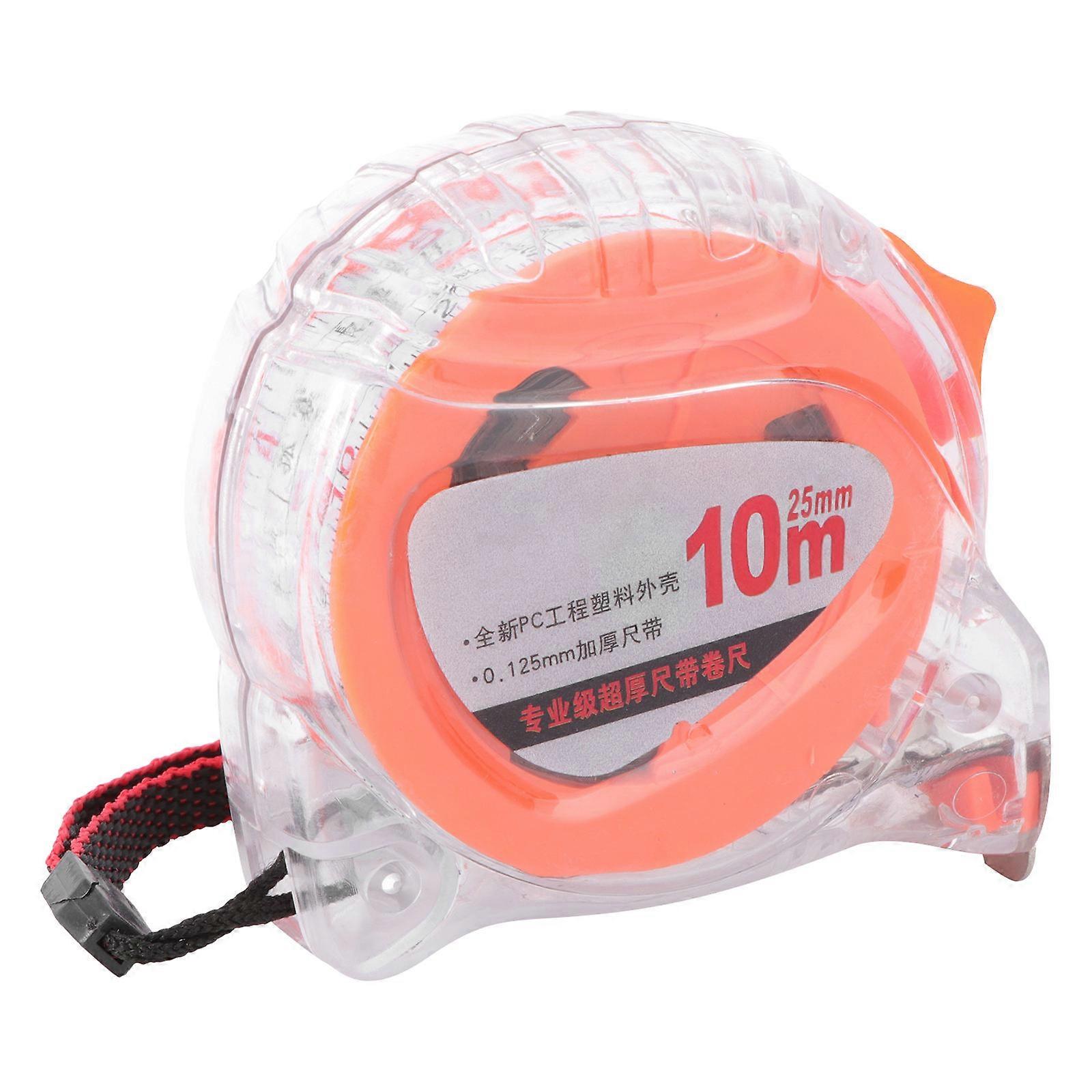 Steel Tape Measure Ergonomic Design Carpentry 25mm Width Measuring Professionals 1Pack