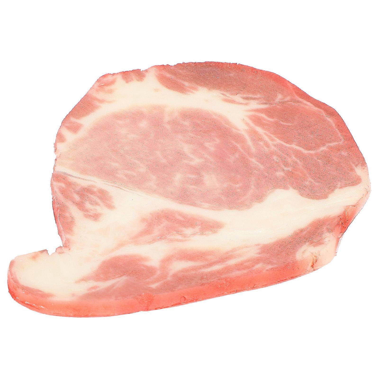 Fake Beef Prop Red Durable-PVC Photography Beef Simulation Model for Decor