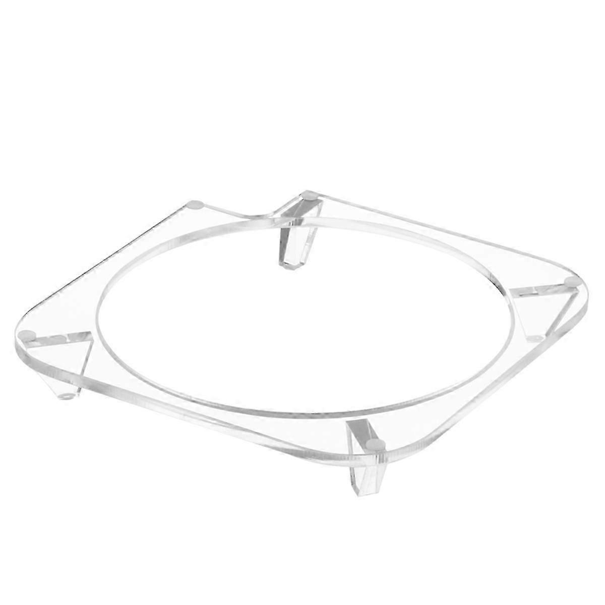 For Mac Mini M4 2024 Stand Acrylic Desktop Mount Holder Heat Dissipation, Space Saving, Easy Access