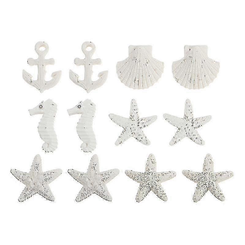 2025 12pcs Marine Animals Ornament