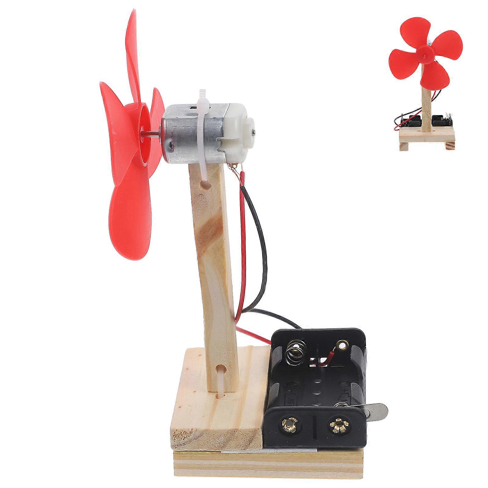 1 Set Experiment Kit Handmade DIY Props Novel Electric Fan