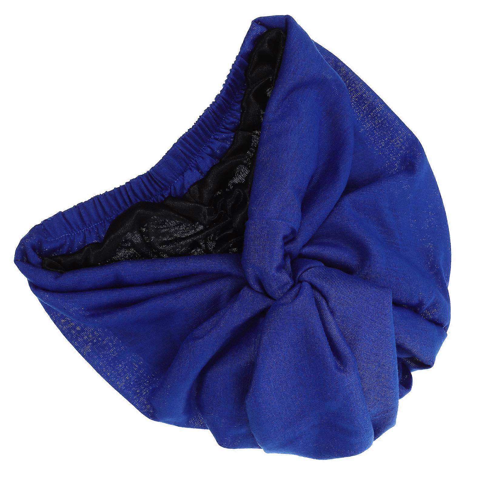 Imitated Silk Night Sleeping Hat For Keeping Pillowcase Clean While Sleeping 1Set