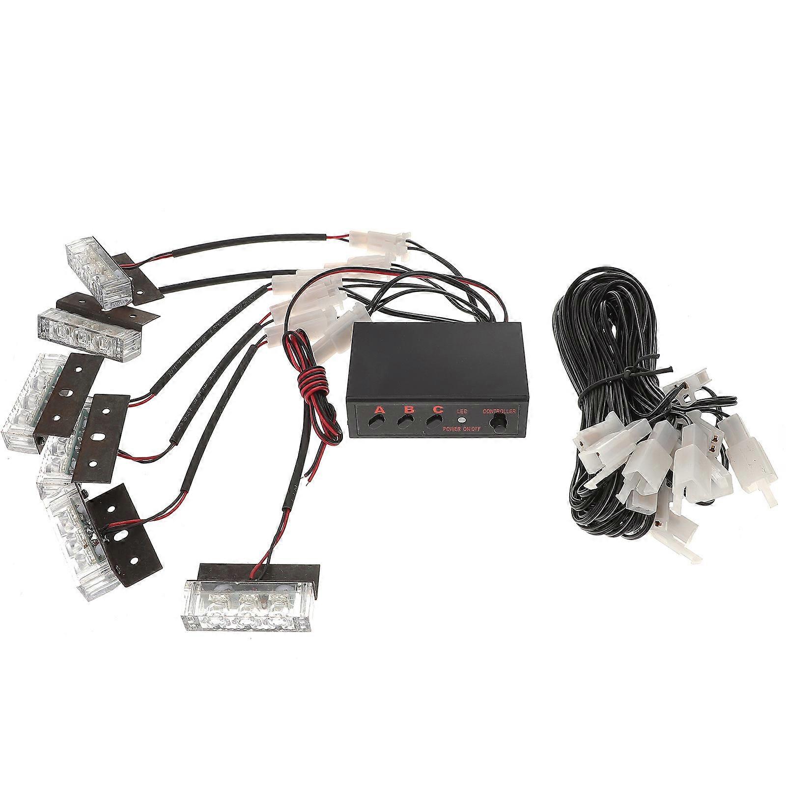 18 Strobe Flash Warning Lights for Cars Firemen Emergency High