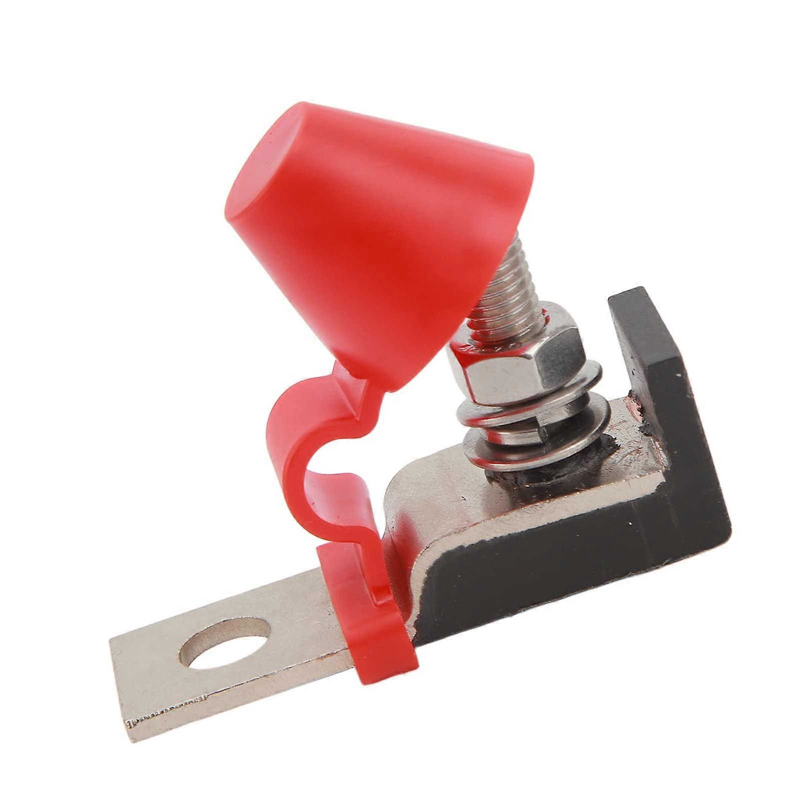 Terminal Mount Fuse Block Kit Multiple Batteries Ignition Construction Vehicles M8 Single Stud MRBF Terminal Fuse Block Base (300A)