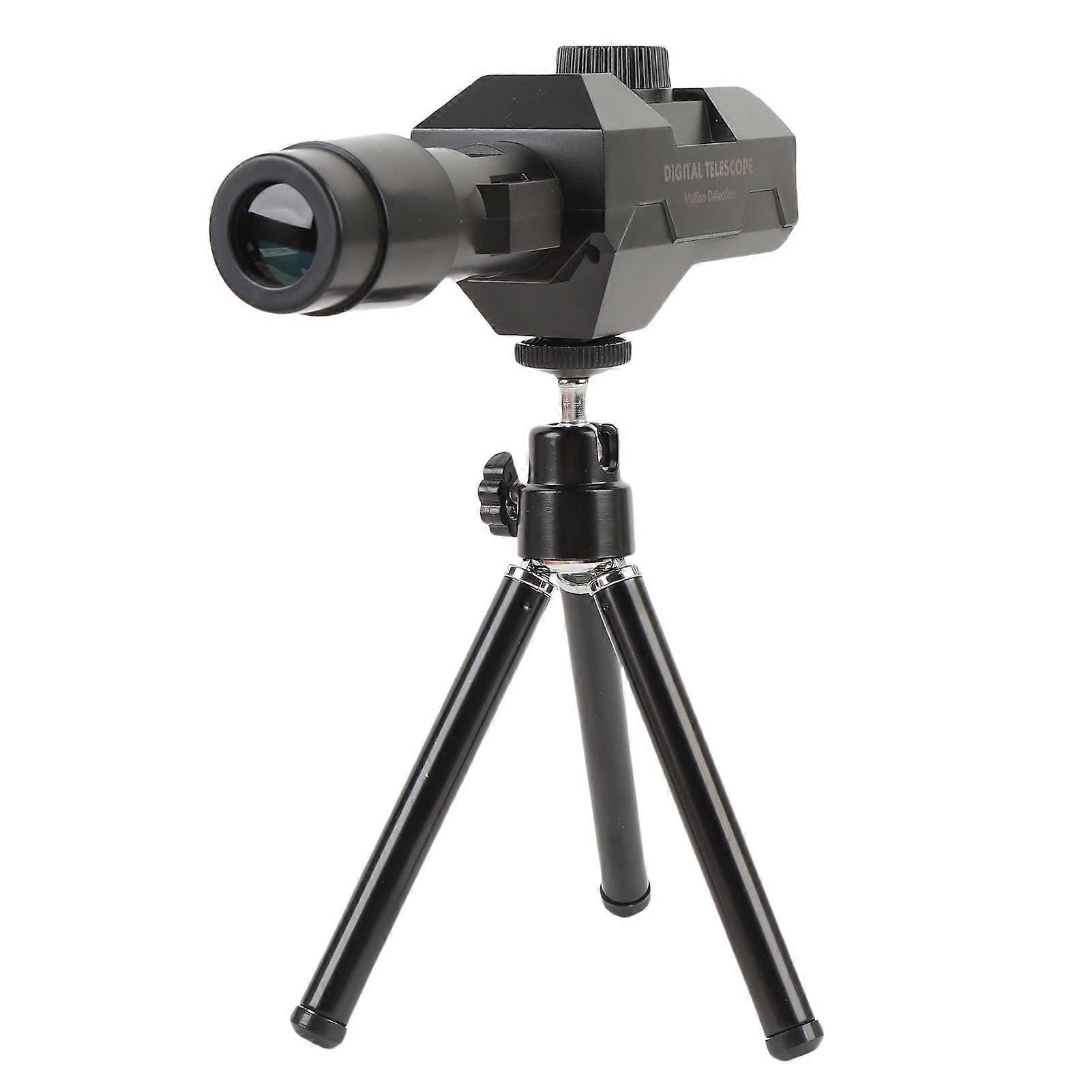 Monocular Telescope with Tripod, Quality 70x Zoom Monocular for Adults and Kids, Intelligent Motion Detection, Ideal for Bird Watching and Hiking