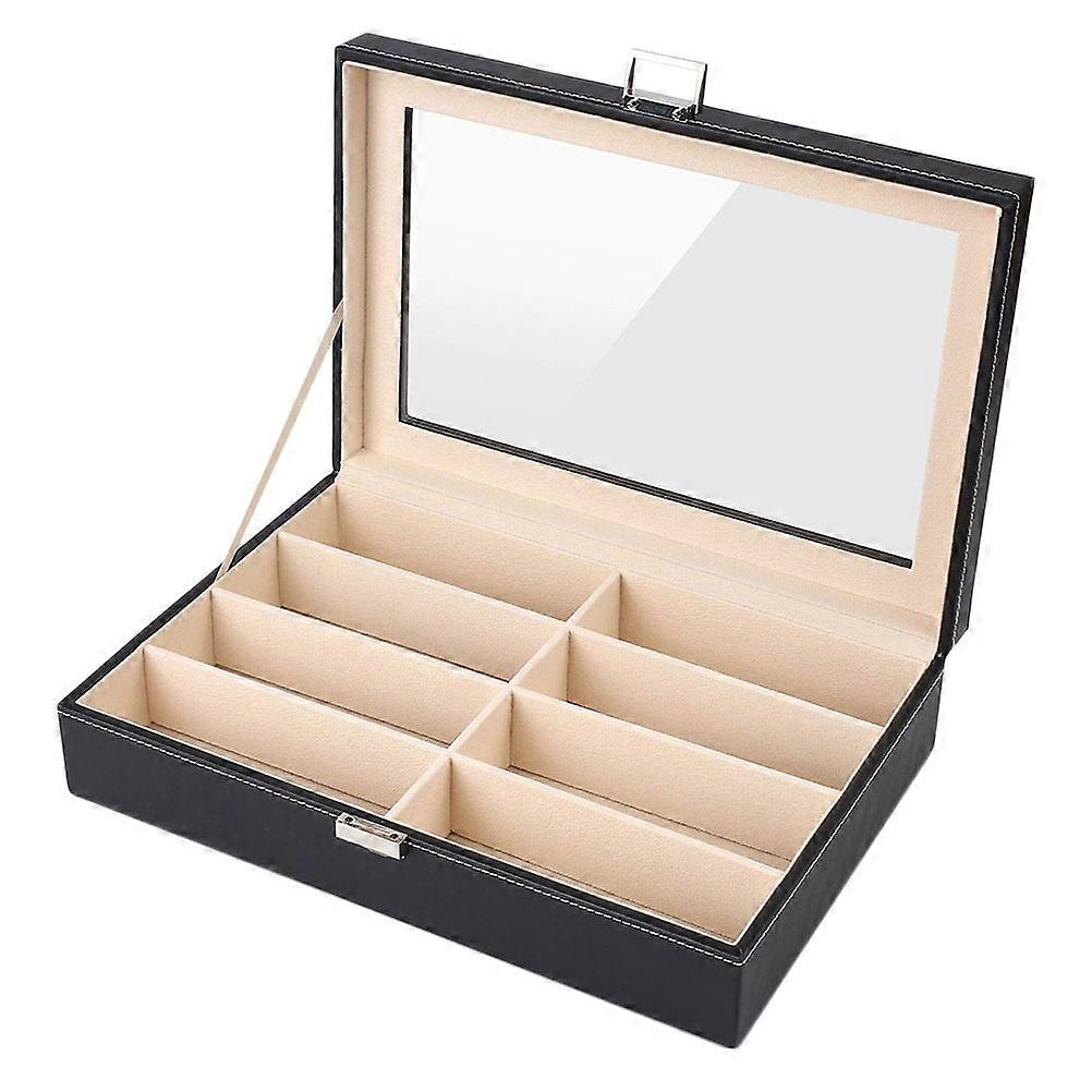 Sunglasses Organizer Dustproof Eyeglass Storage Rack Ideal For Home Use 1Set
