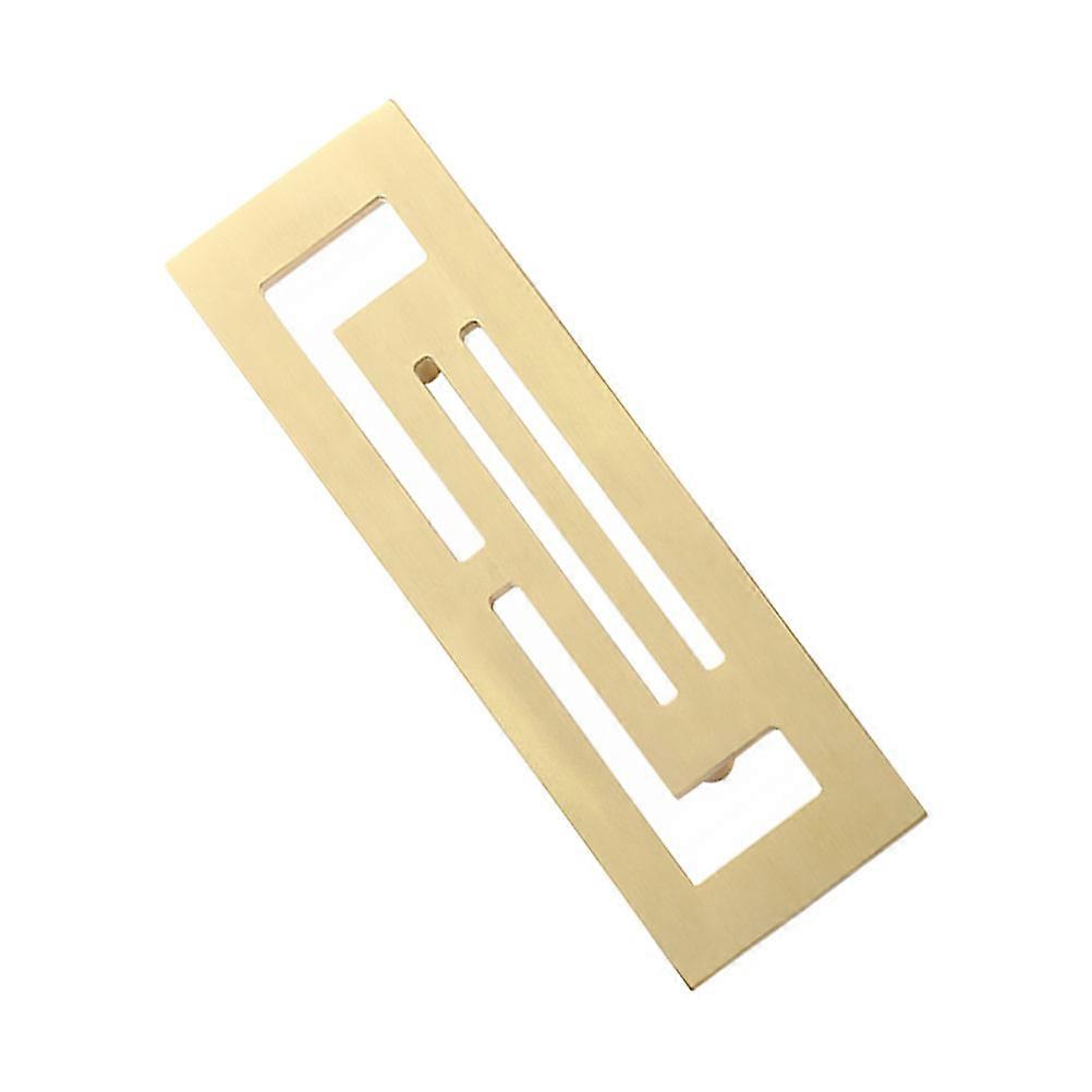 Unique Golden Drawer Handles For Enhancing Furniture Aesthetics Suitable For Bookcases And Drawers 11.50X3.50X0.40Cm Pulling 1Pack