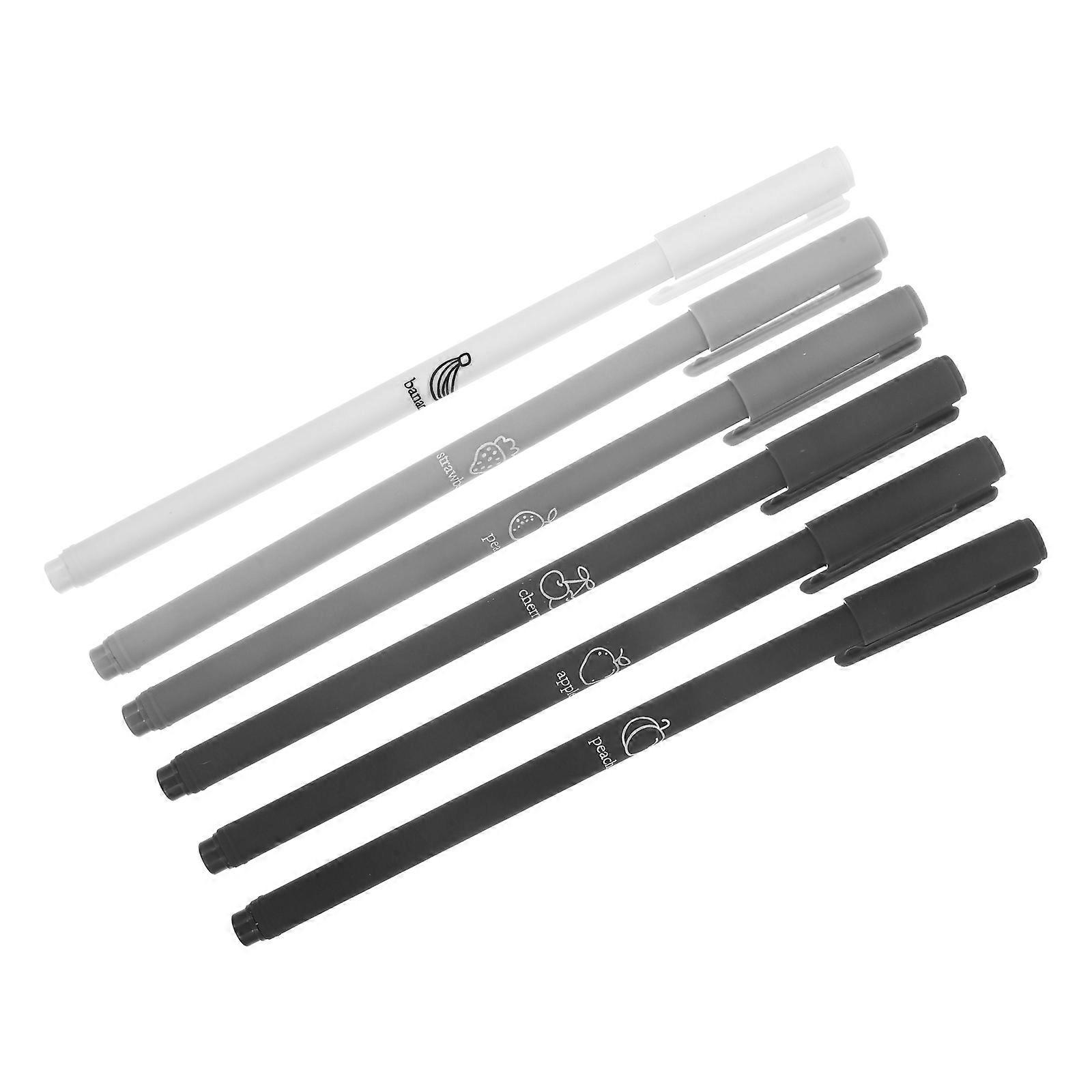 Efficient Writing Supplies For Students In Blue 6Pcs Perfect For Note Taking And Daily Use Activities