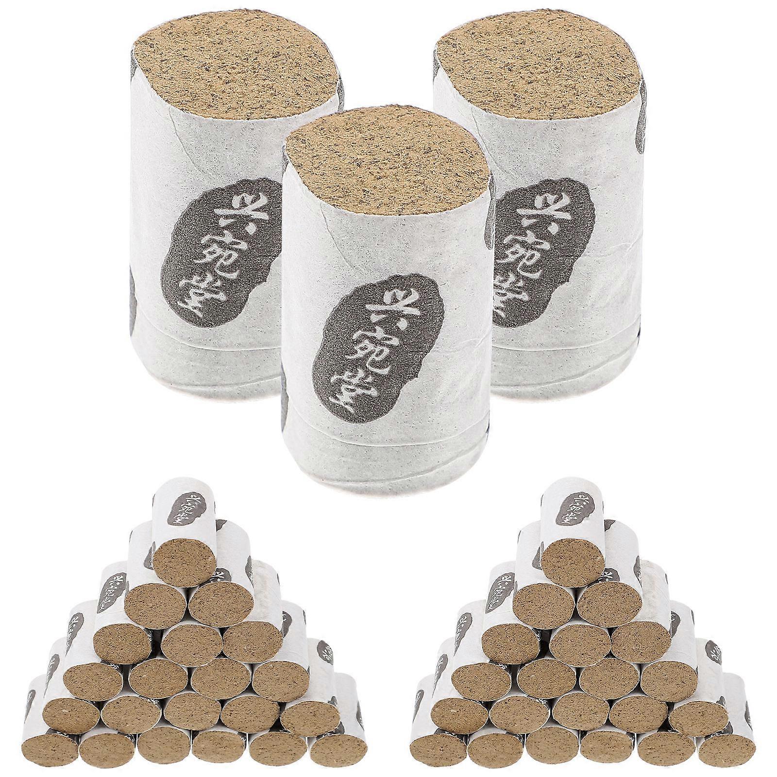 Portable Moxibustion Patch 54Pcs Medical Moxibustion Roll For Home Use 3.60X1.80X1.80Cm Yellow Thickened Design For Body Relaxation