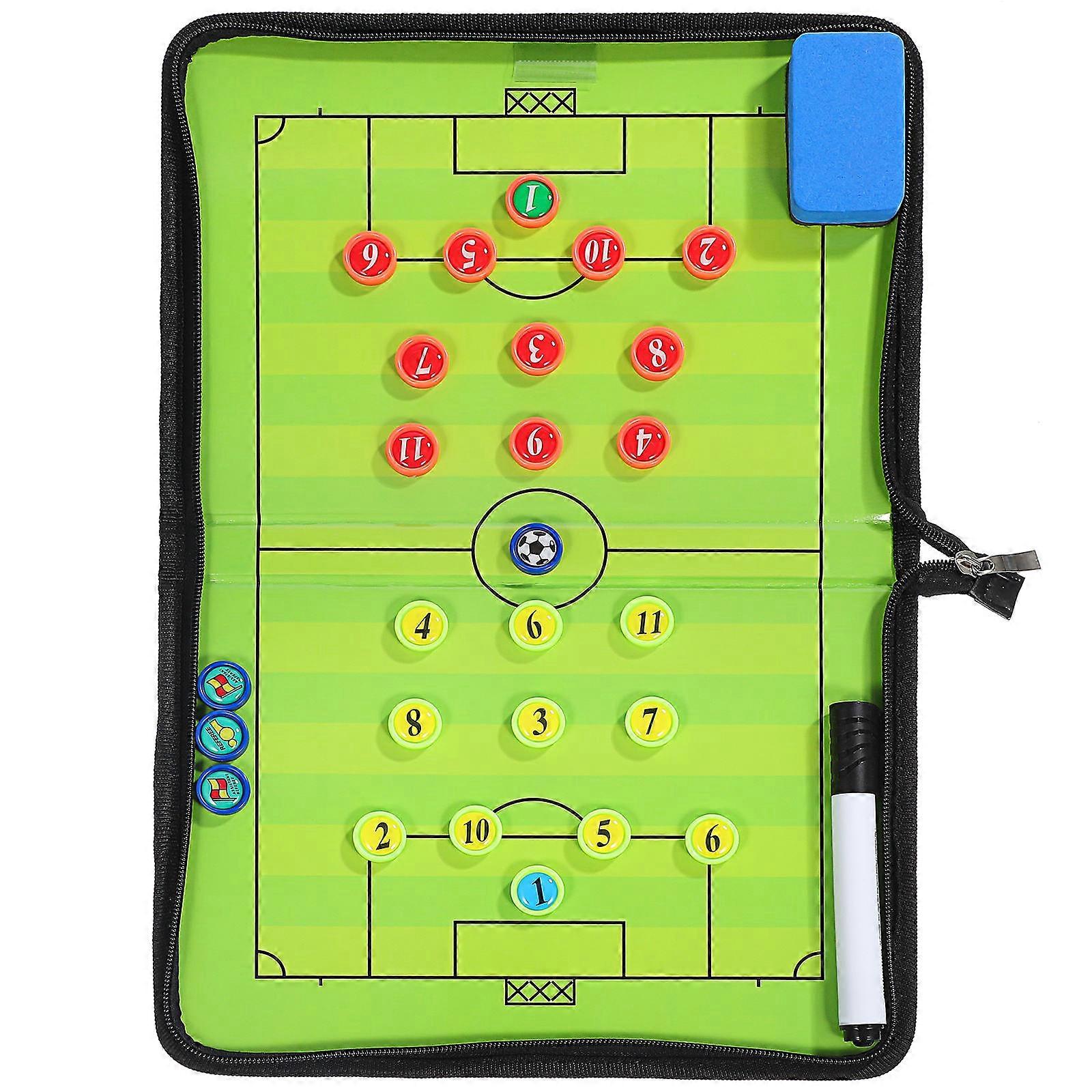 Soccer Match Display Board Foldable Rectangle For Training Sessions Coaches 1 Set