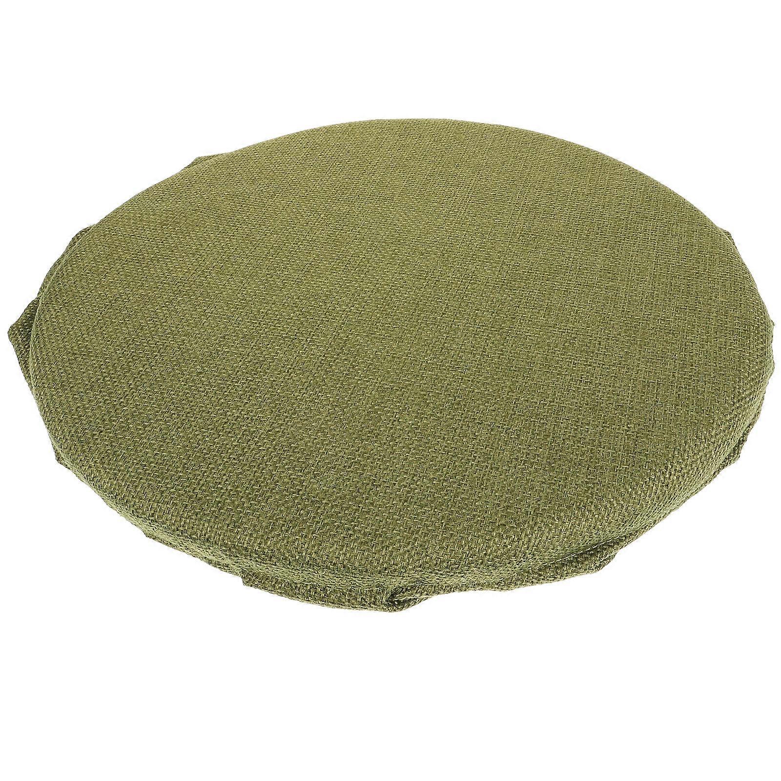 Lightweight Oxford Cloth Folding Stool Cushion for Camping and Outdoor Travel – Ergonomic, Easy Pad with Smooth Edges, Green Linen Finish