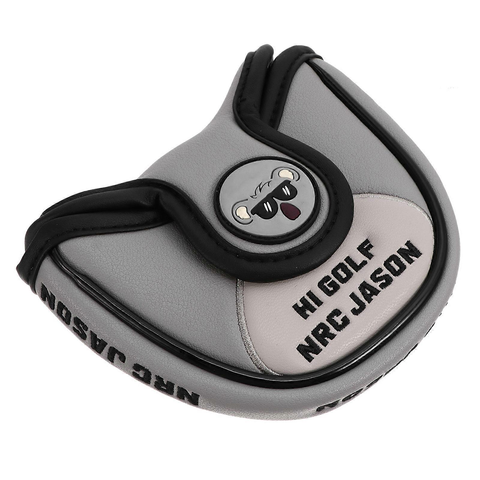 Semi-Circular Putter Covers Protective Case For Sports And Transportation 14X11.5X3CM Durable PU Material 1Set