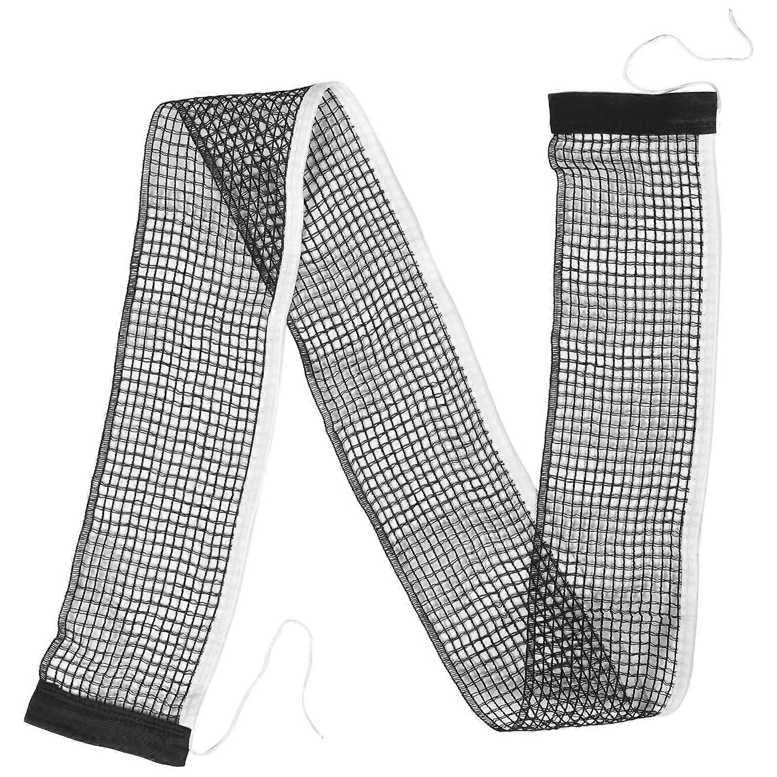 Retractable Table Tennis Net with Dense Mesh for Ball Retention, Lightweight Polyester Cotton, Easy Setup for Training and Recreational Play