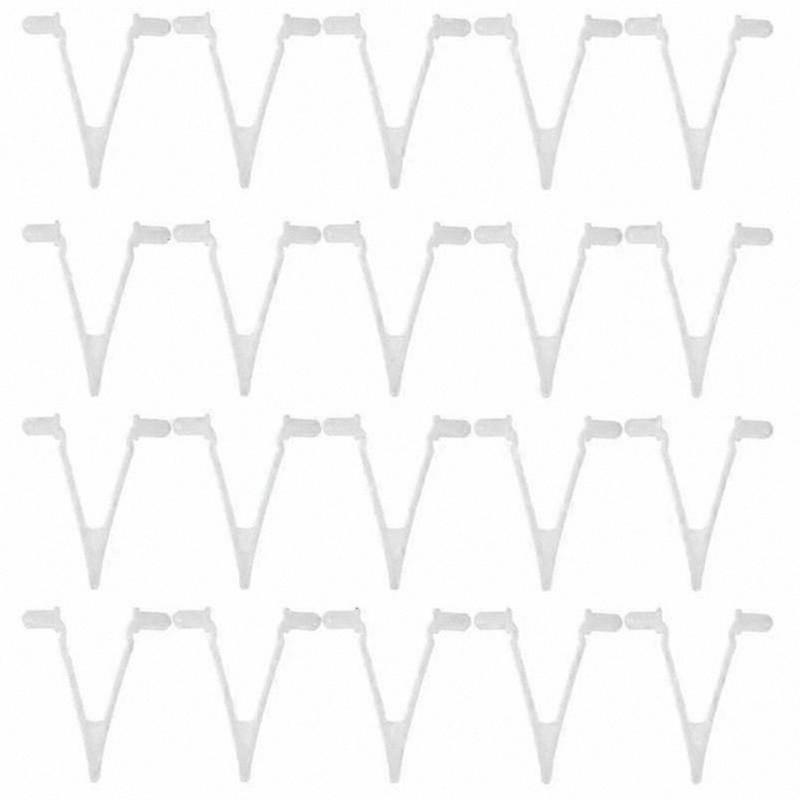 20 Pack V-Clip Telescopic Pole Fixing Clips for Pool Cleaning Accessories