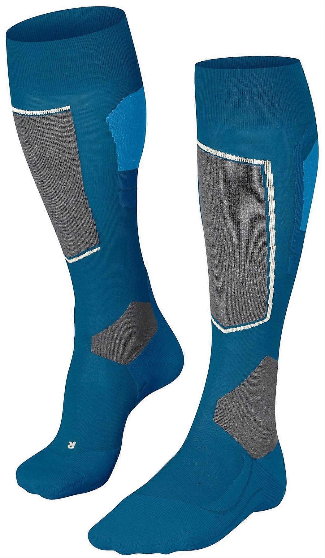 Falke SK4 Advanced Skiing Knee High Socks - Ocean Blue