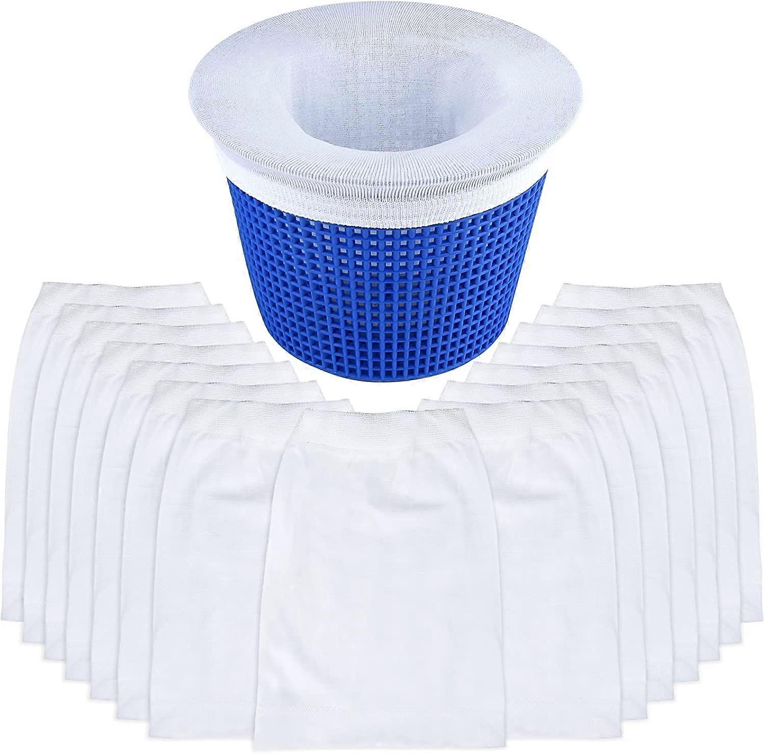 20-Pack Pool Skimmer Socks - Debris Filter Baskets