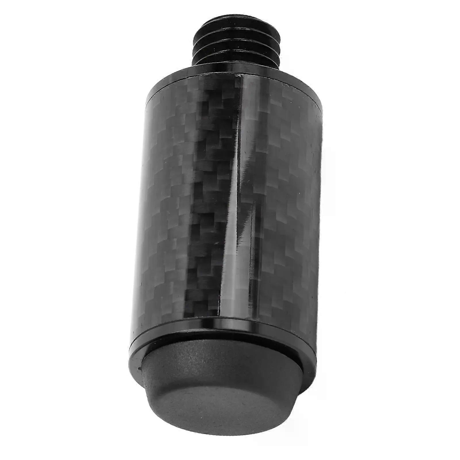 2in Billiard Pool Cue Extension Carbon Fiber Improved Skills Easy Installation Billiard Stick Extender for Pool Cue