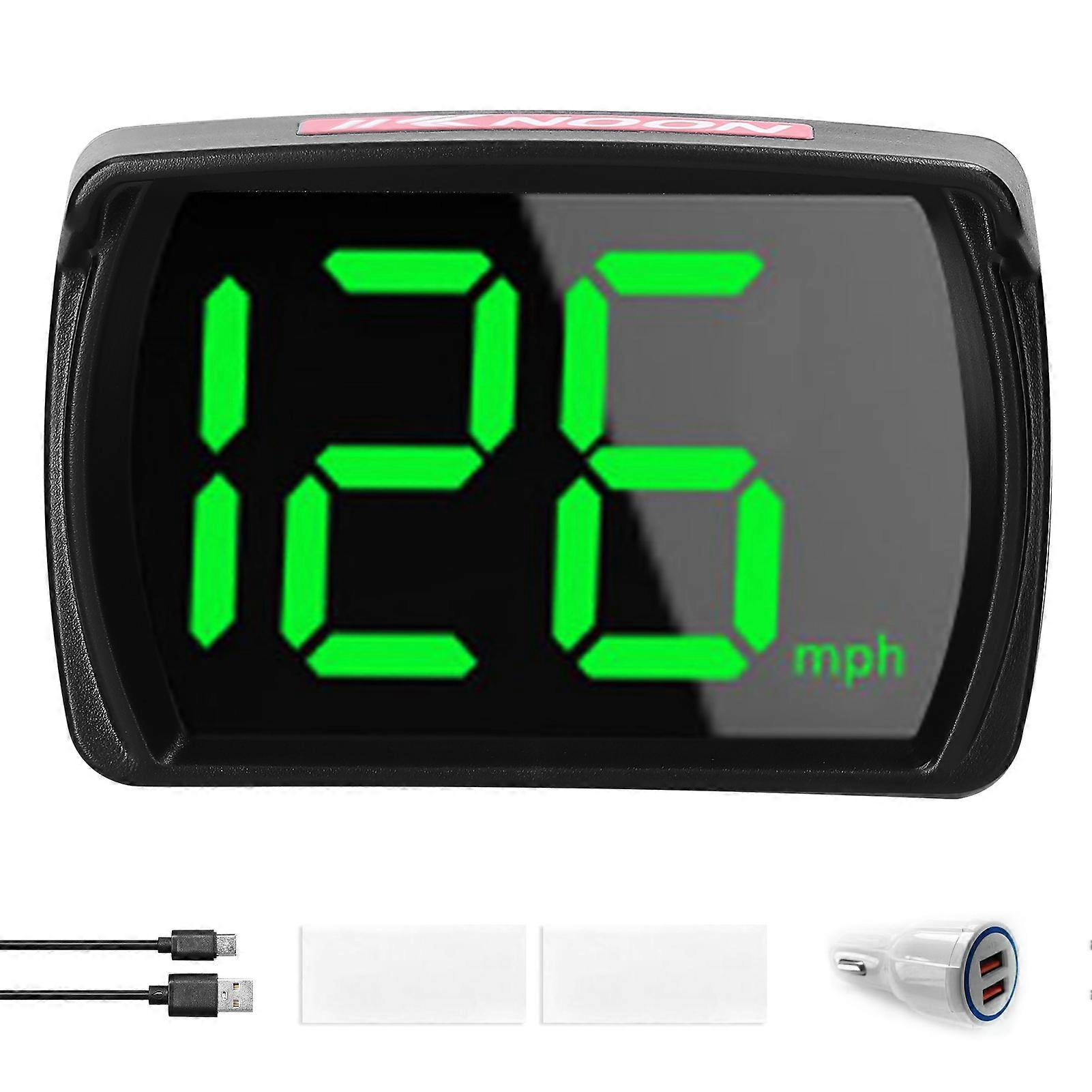 GPS Digital Speedometer HUD for Cars Trucks Motorcycles LED Large Display KM/MPH Head Up Projector