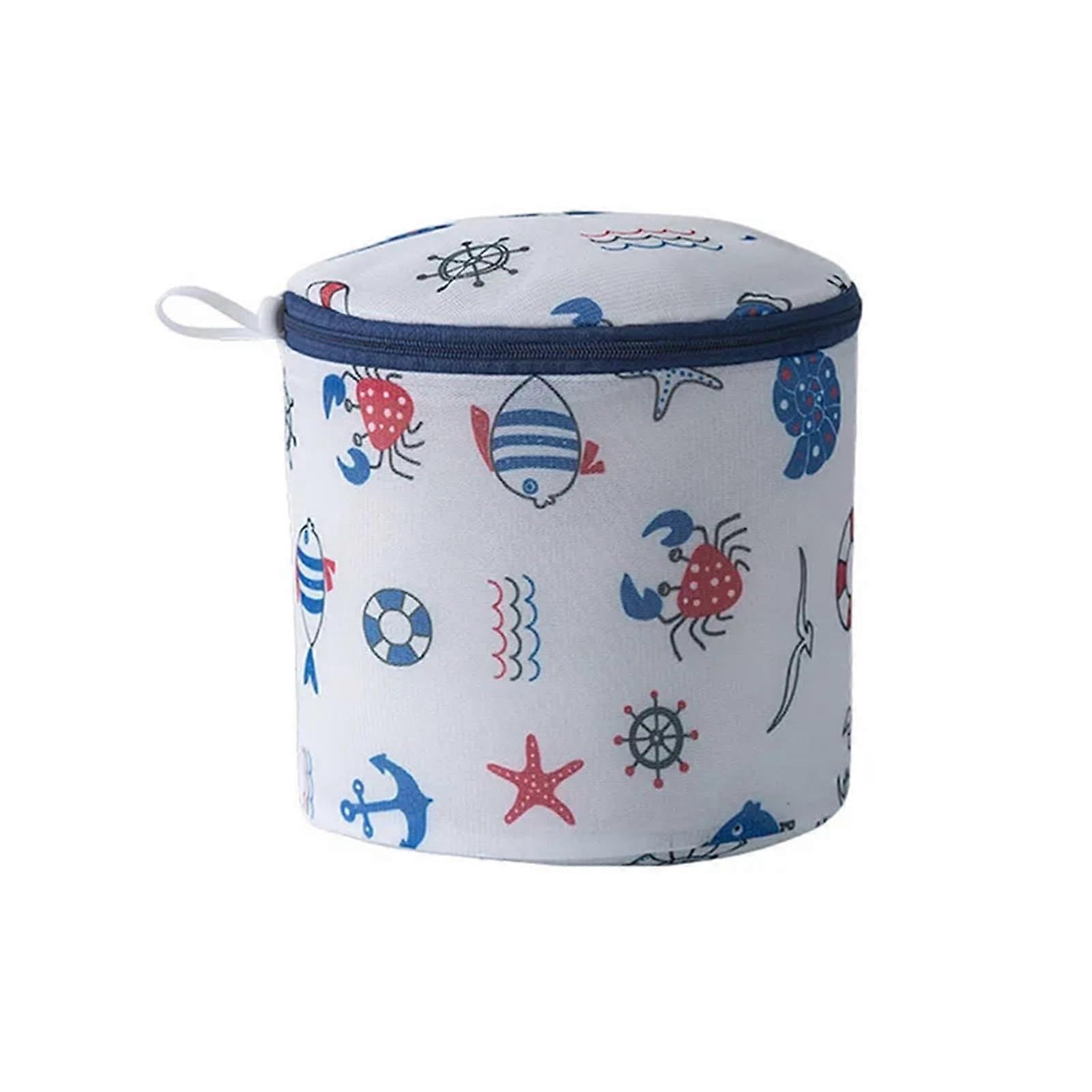 Wash Bags for Washing Machine Brown Exquisite Printing Laundry Net Sac for Delicate Clothes Sheet and Bra Protection