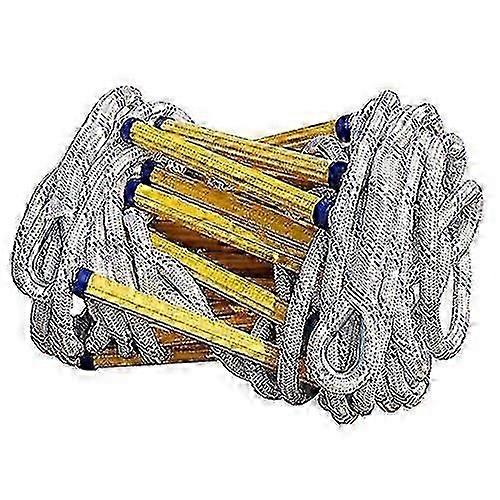 10M Fireproof Emergency Ladder, Rope Ladder, Fire Escape Ladder for Emergencies, Rescue Rope Ladder for Quick Deployment