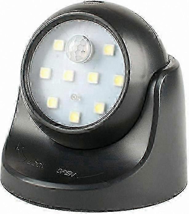 LED Motion Sensor Night Light, 360° Rotatable Wall Lamp for Corridor, Battery Operated Closet Light with Auto On/Off Feature