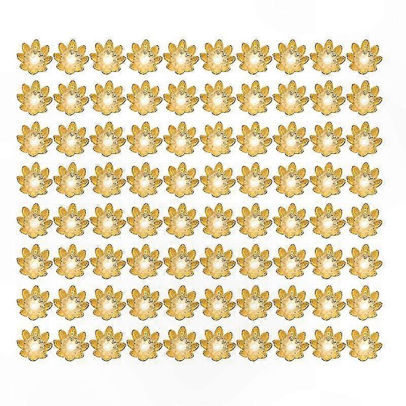 500 Pieces Floral Bead Caps for Crafting