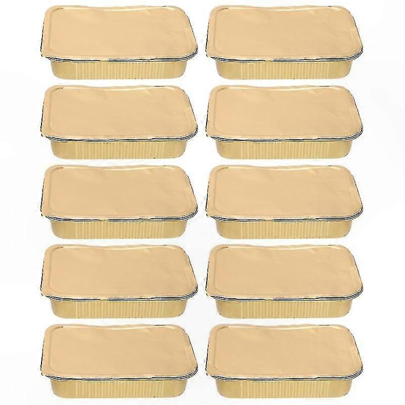 10 Pack Aluminum Foil Takeout Containers