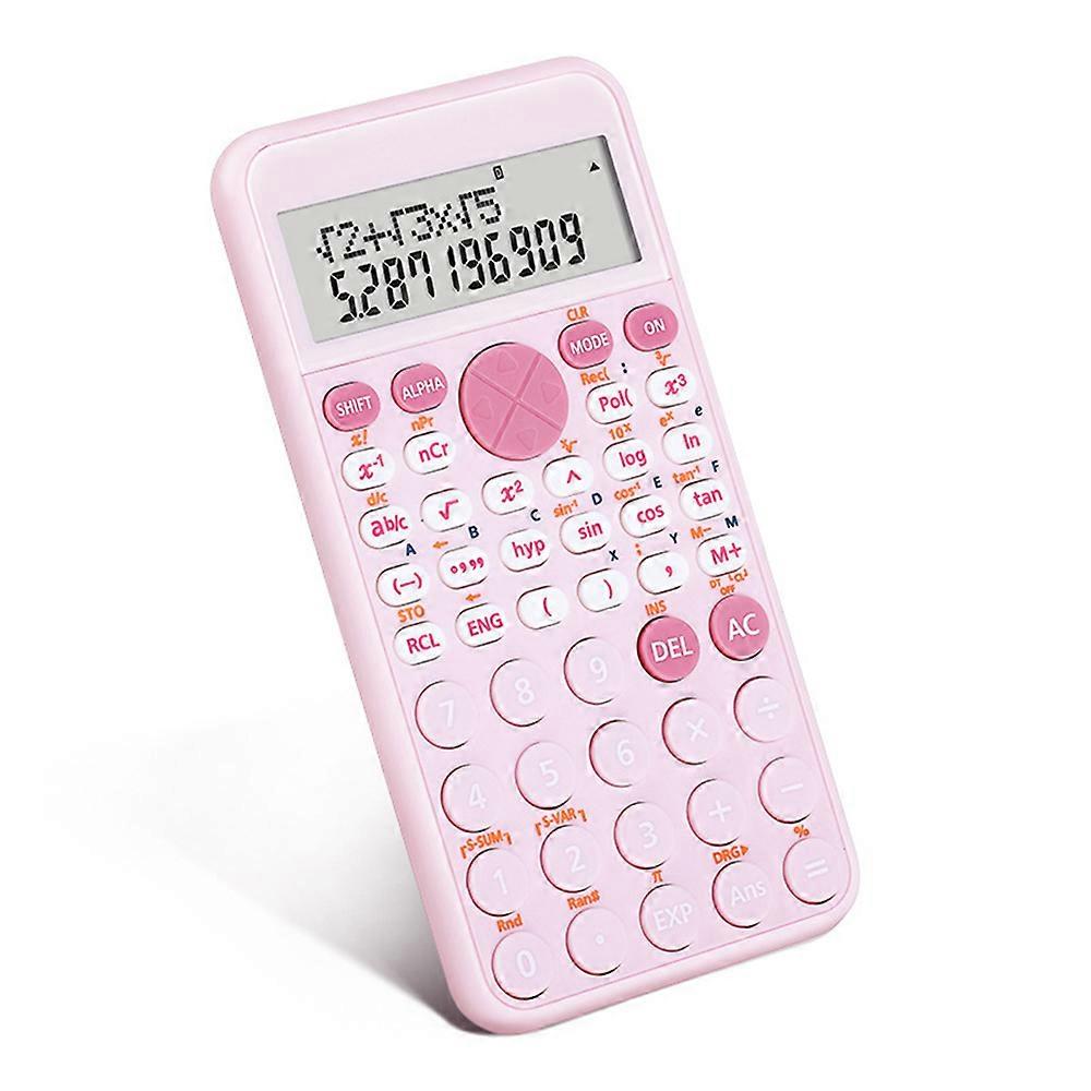 Scientific Calculator PN-2891 240 Functions 16x8x1.2cm Pink Portable