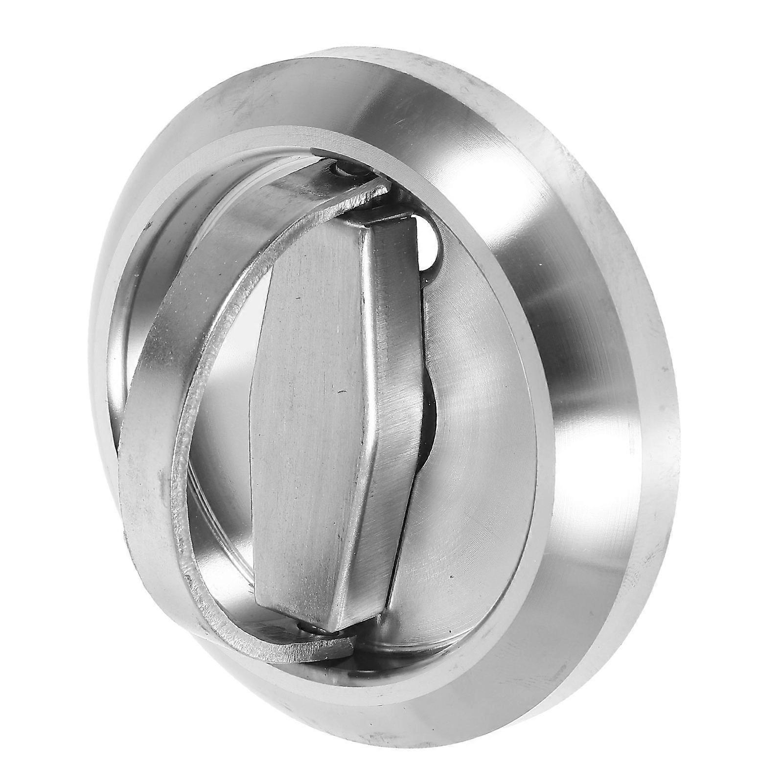 Concealed Flush Ring Handle 2pcs Stainless Steel Embedded Pull for Sliding Barn Doors Recessed Design Durable Hidden Installation Smooth Operation