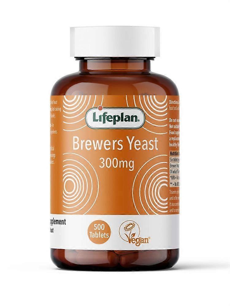 Lifeplan Brewers Yeast 500 Tablets - 2 Pack