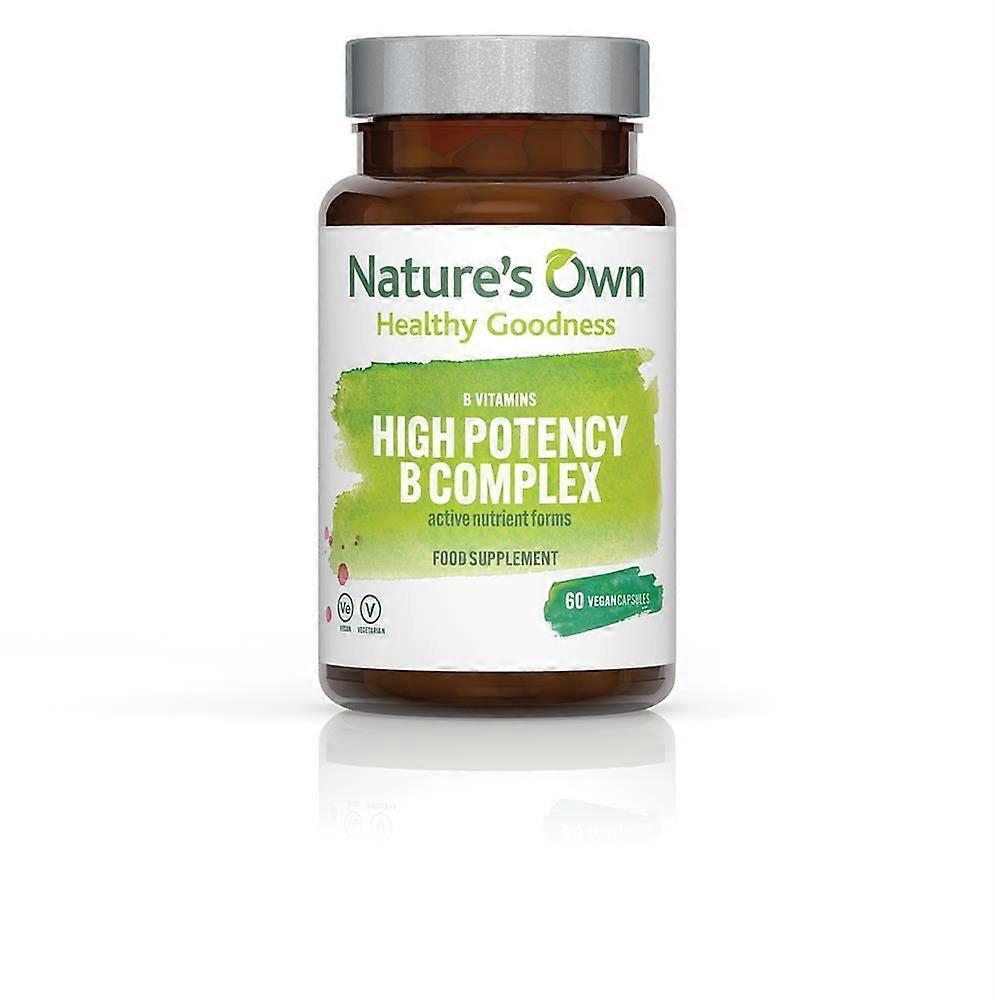 Natures Own A comprehensive high strength vitamin B complex 60 Capsules - 2 Pack